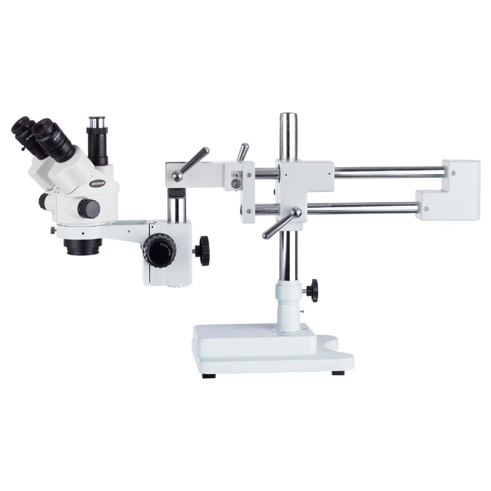 Amscope Microscope Stereo 7X-45X - AmScope SM-4 Series Simul-Focal Lockable Zoom