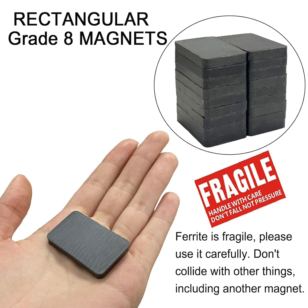 Ferrite Ceramic Blocks Magnets - Hobby Is Science ulasan dan harga