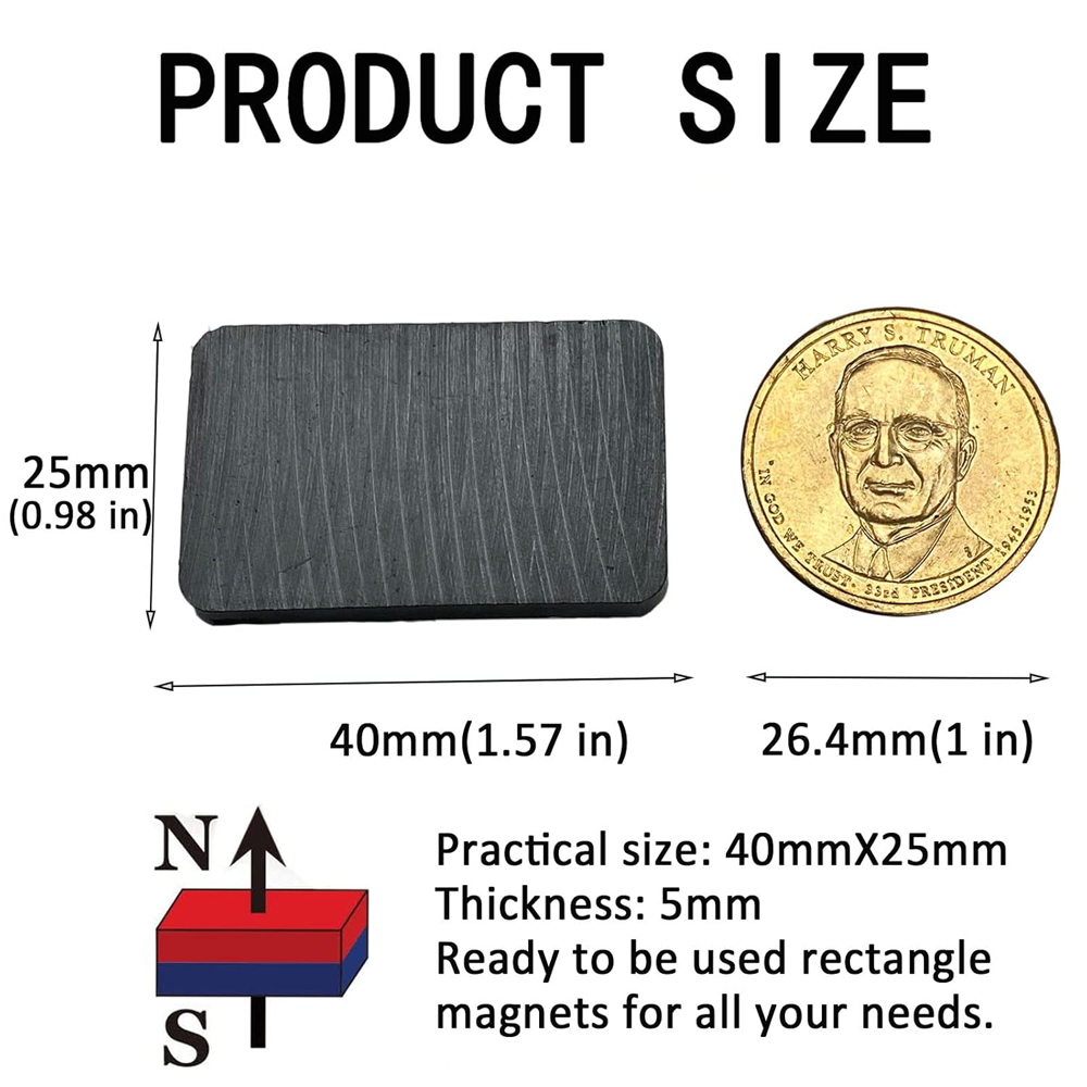 Ferrite Ceramic Blocks Magnets - Hobby Is Science ulasan dan harga