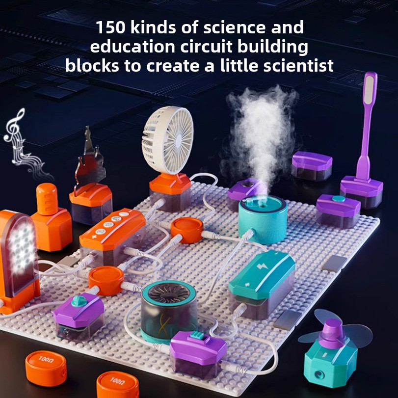 Circuit Experiment Building Bl - Science Toys Diy ulasan dan harga