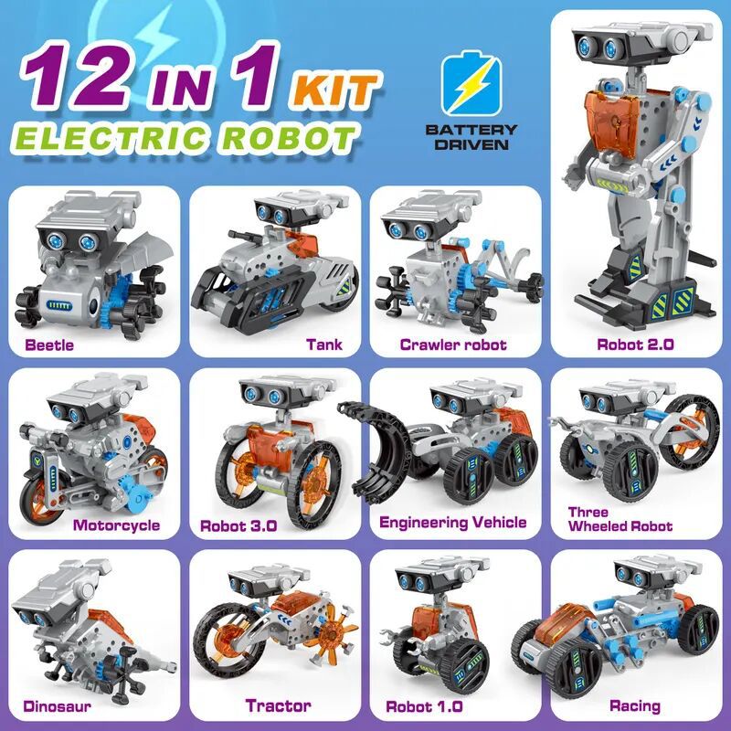 12 in 1 Science Experiment Sol - Science Robot ulasan dan harga