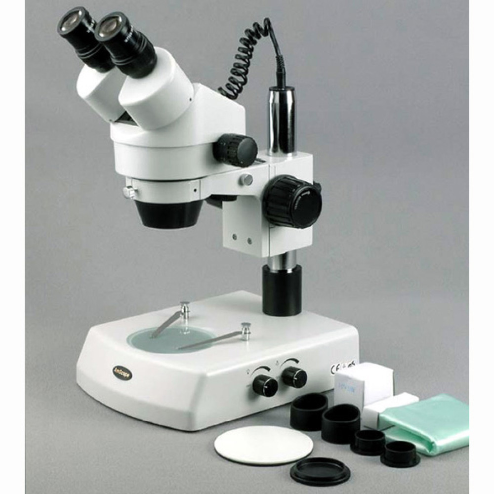 Binocular Stereo Zoom Microsco - Amscope Microscope Stereo 7X-45X ulasan dan harga