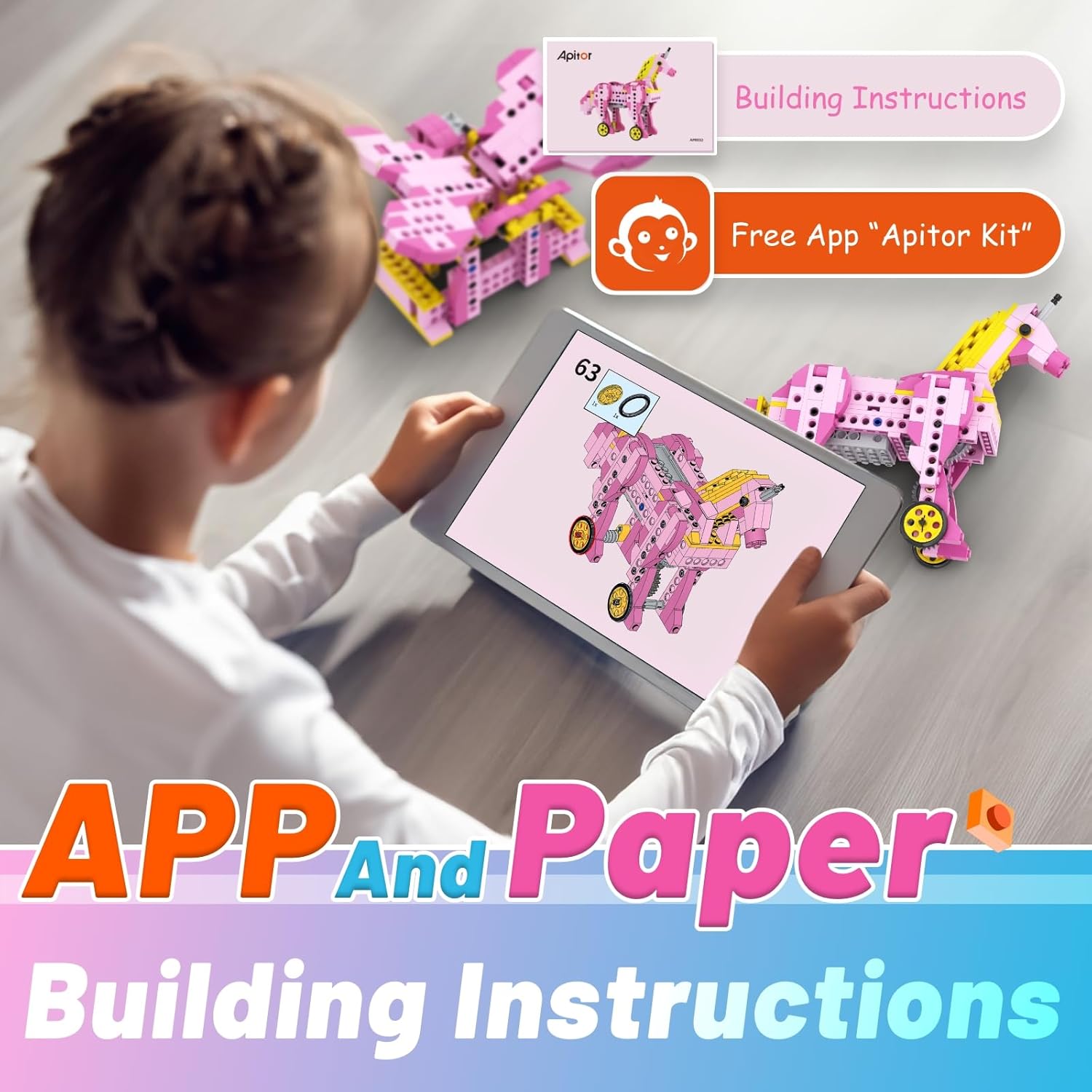 Apitor STEM Toys for Girls Gif - Science Robot ulasan dan harga
