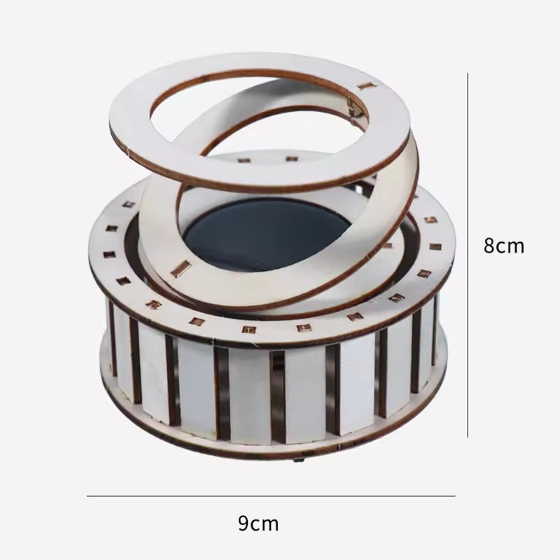 1 PCS DIY Solar Double Ring Ma - Science Toys Diy ulasan dan harga