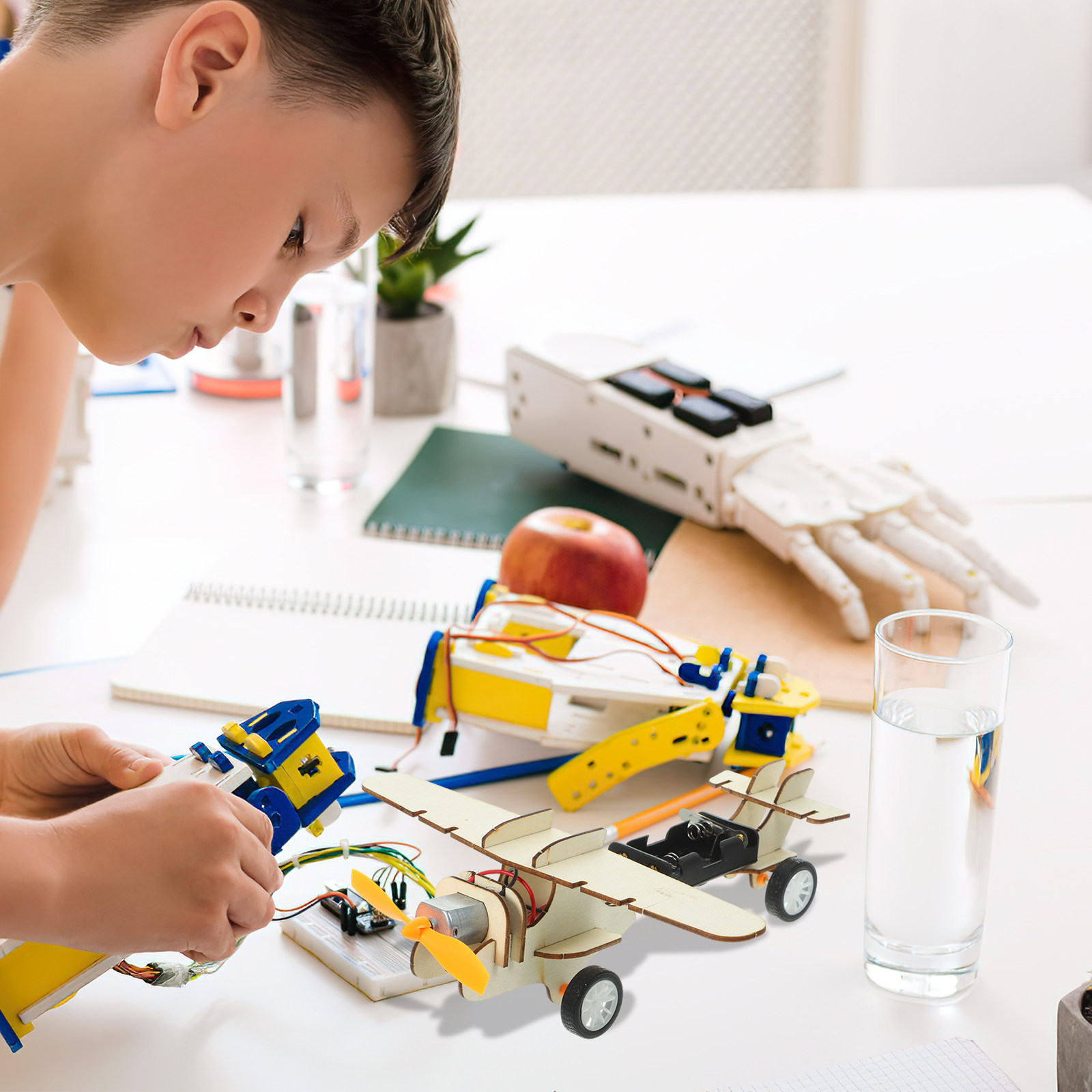1Set Wooden Glider Plane DIY S - Science Toys Diy ulasan dan harga