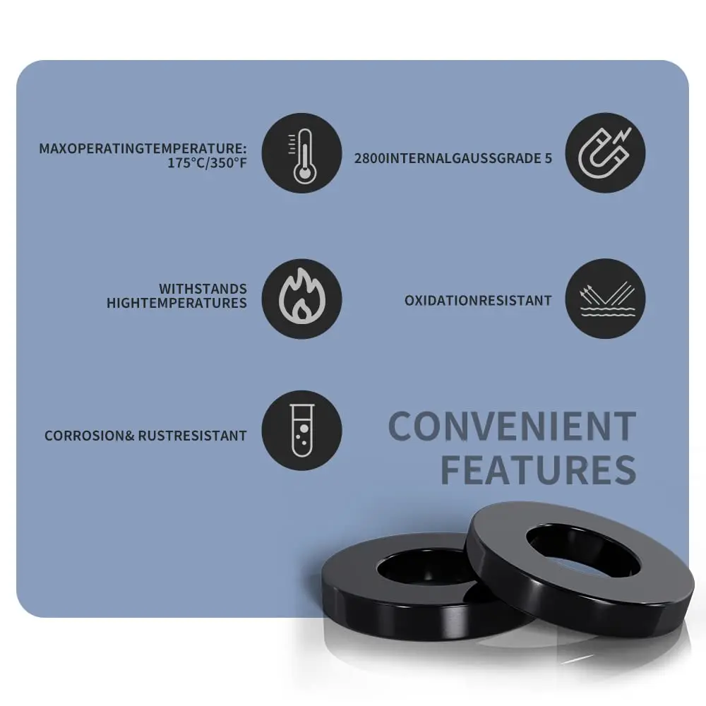 D45-100mm Ferrite Ring Magnet  - Hobby Is Science ulasan dan harga