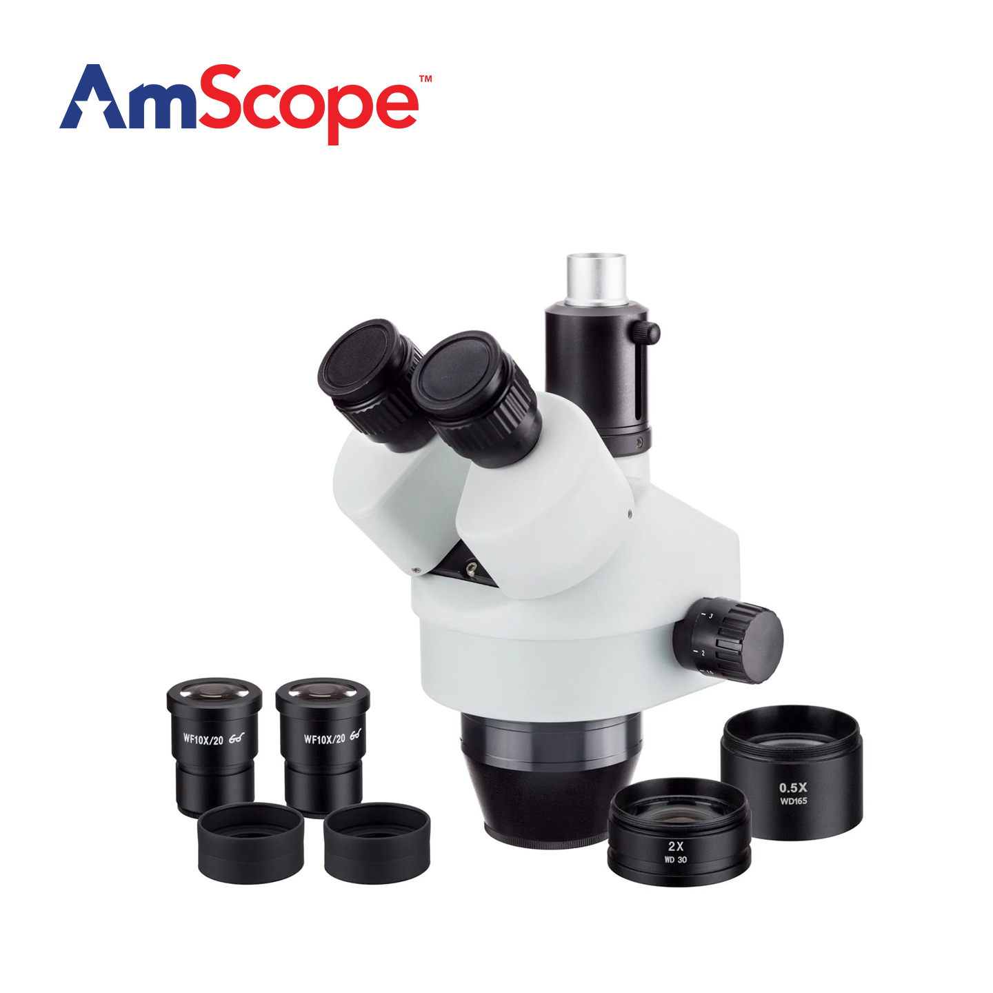 AmScope 7X-45X Magnification T - Amscope Microscope Stereo 7X-45X ulasan dan harga