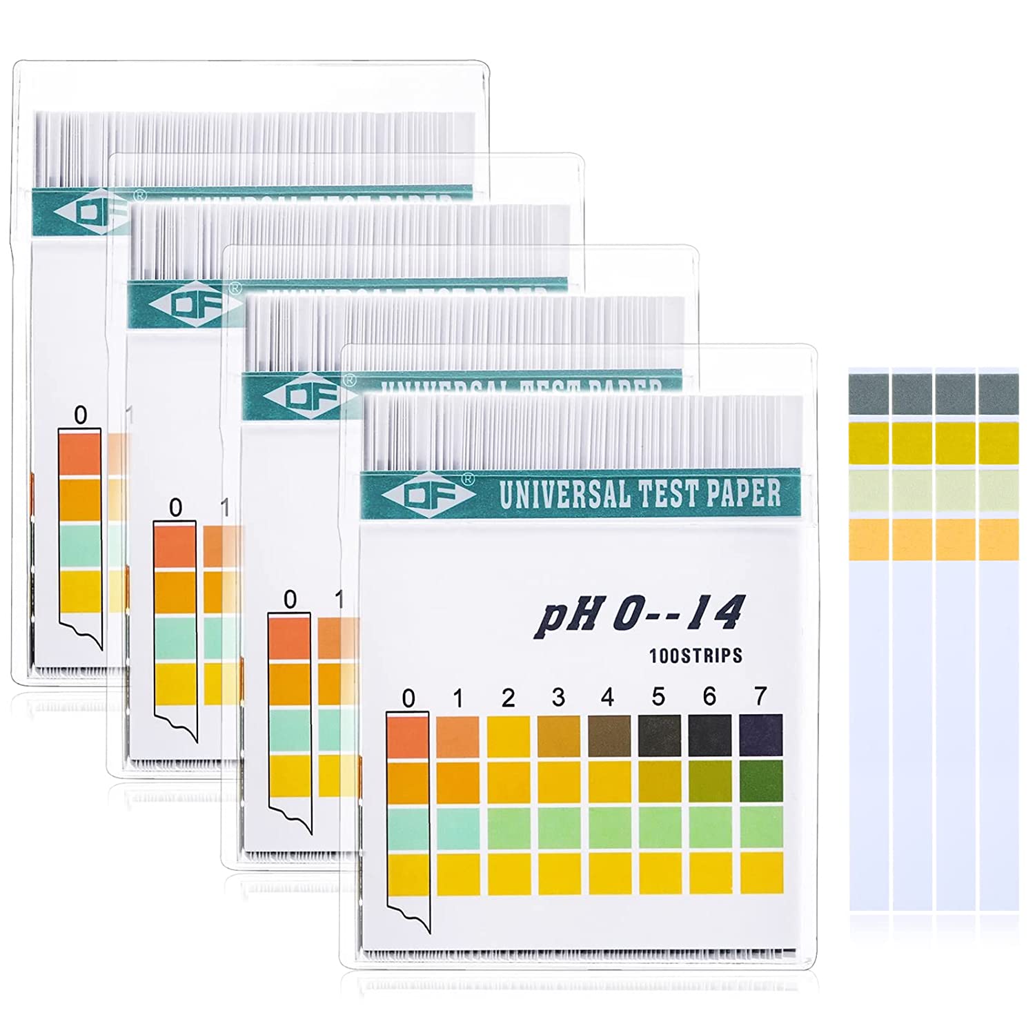 100 Strips 0-14 PH Alkaline Ac - Ph Strip Test ulasan dan harga