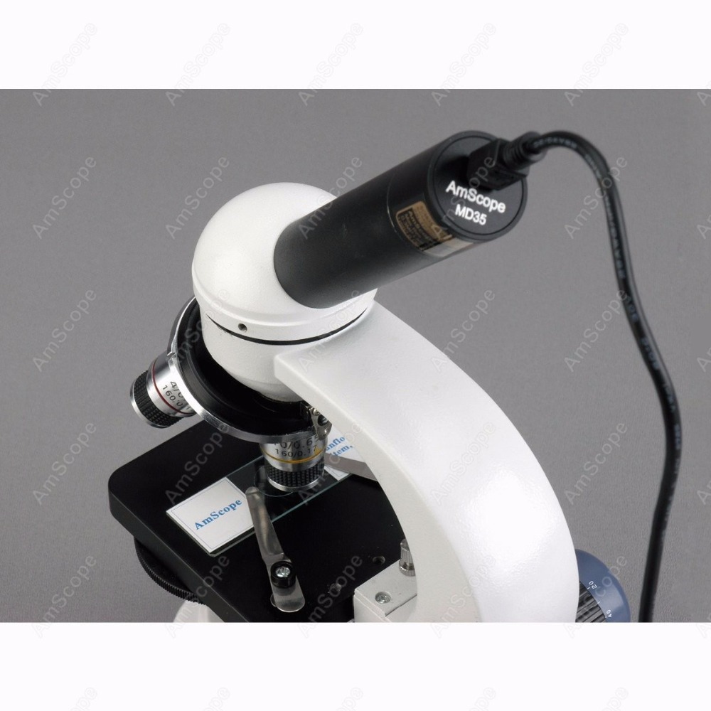 AmScope Cordless Monocular Com - Amscope Microscope Compound 40X-1000X ulasan dan harga