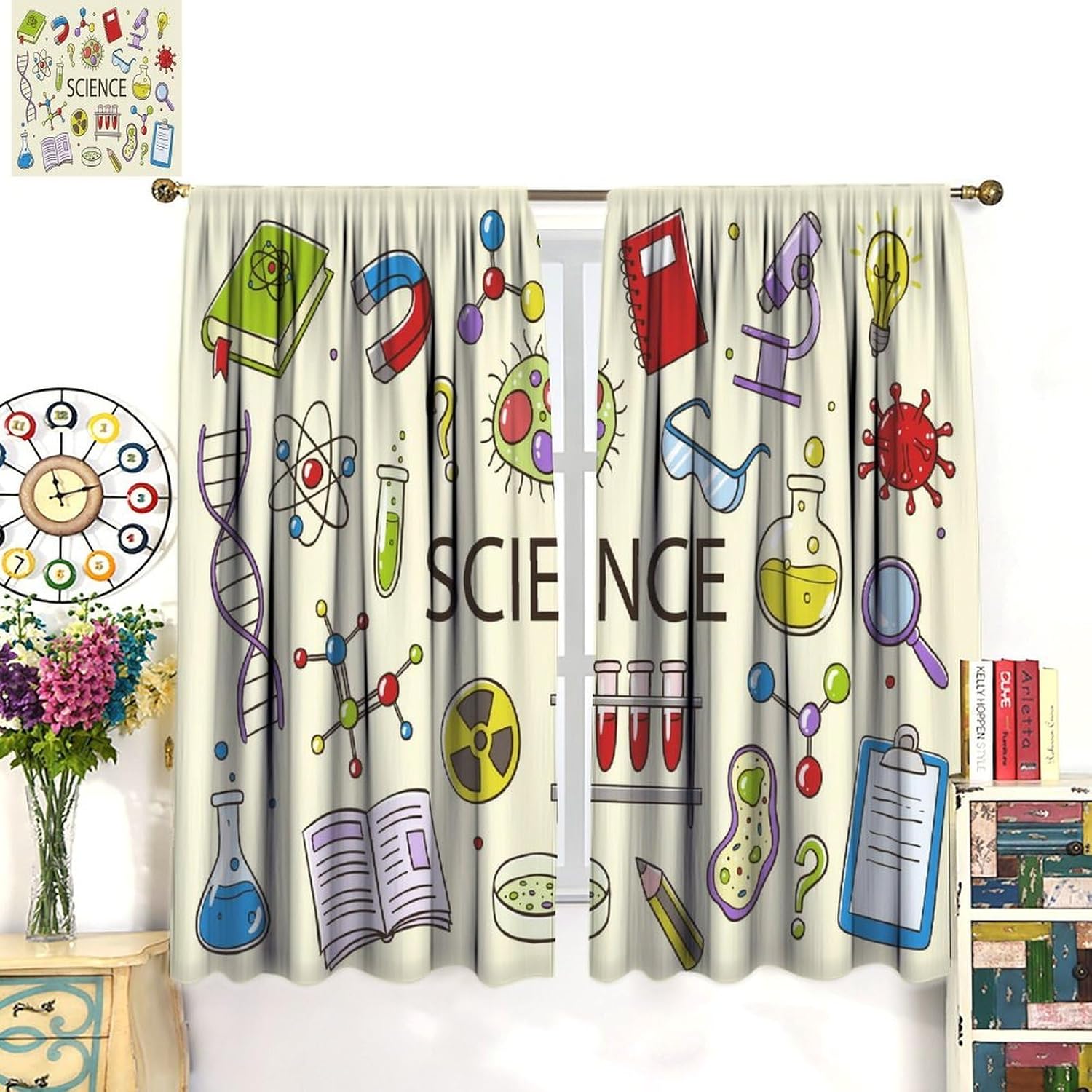 Science Curtain Educational ST - Science Nursery ulasan dan harga
