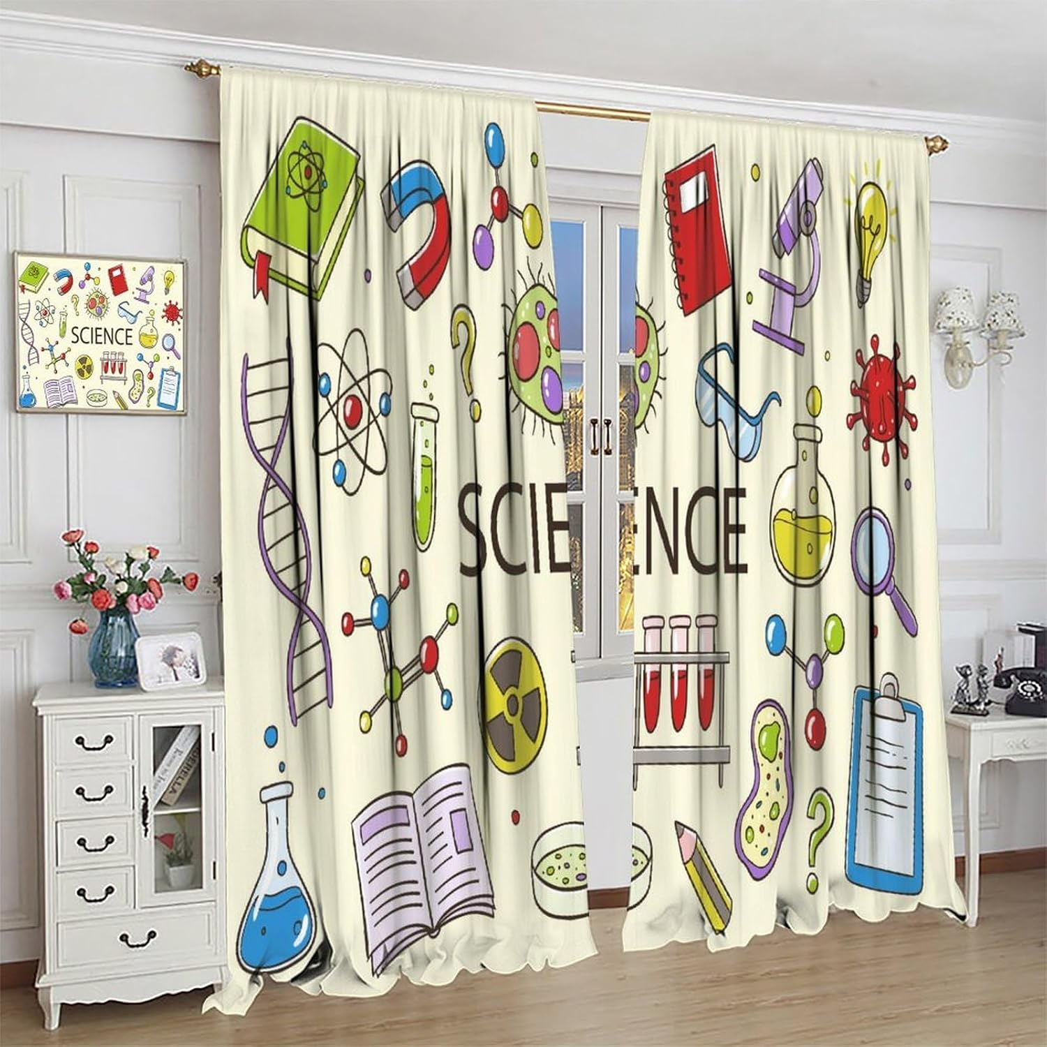 Science Curtain Educational ST - Science Nursery ulasan dan harga