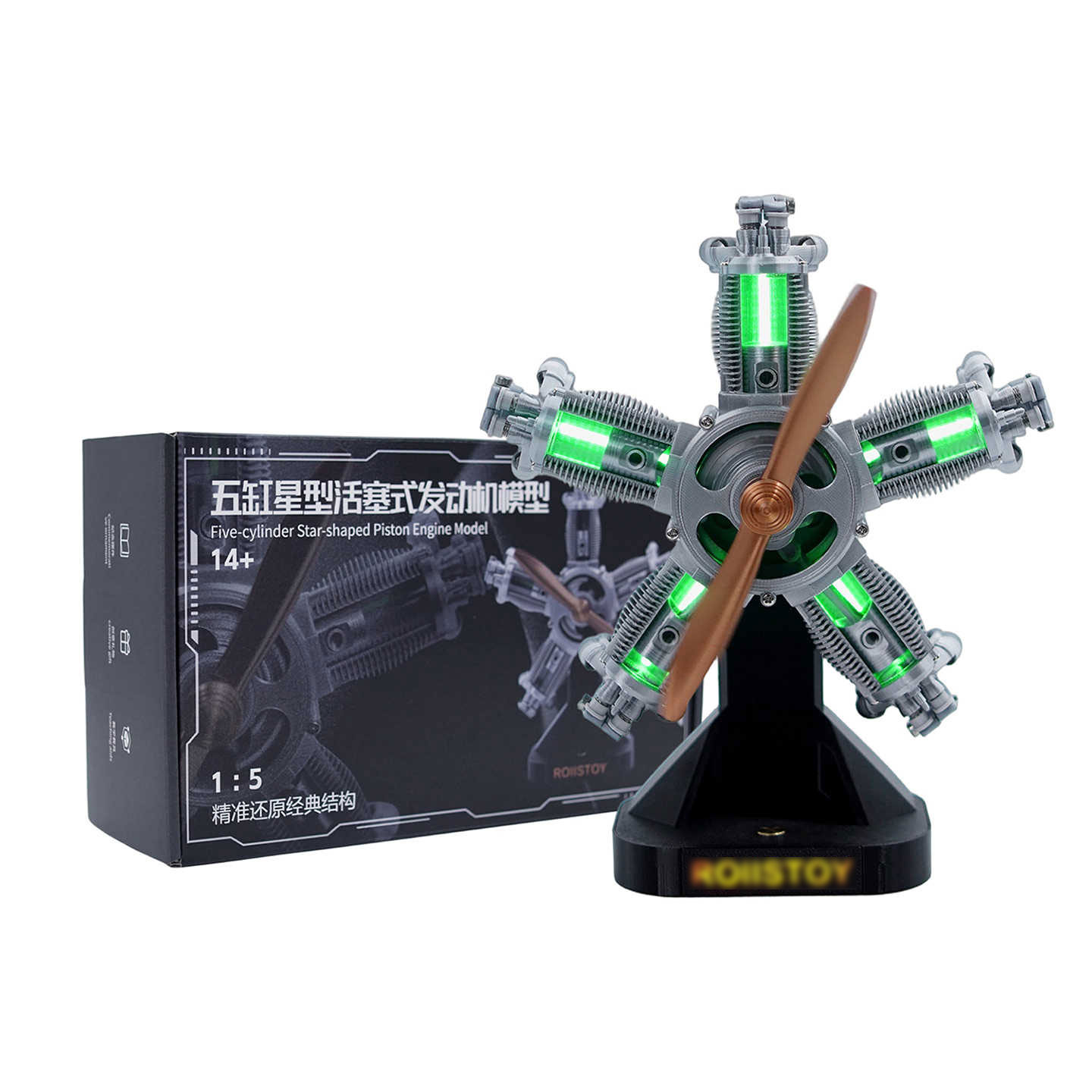 1:5 Scale 5-Cylinder 4-Stroke  - Hobby Is Science ulasan dan harga
