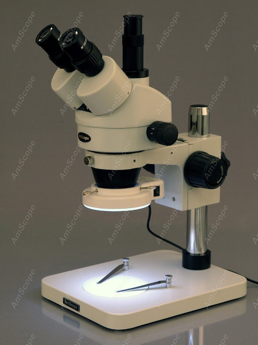 AmScope Trinocular Zoom Stereo - Amscope Microscope Stereo 7X-45X ulasan dan harga