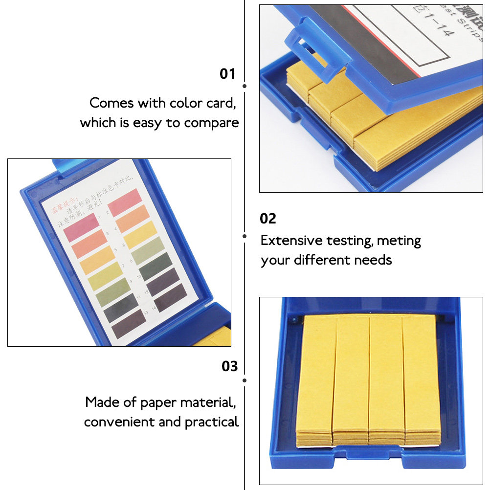 80Pcs PH Test Paper 1-14 Accur - Ph Strip Test ulasan dan harga
