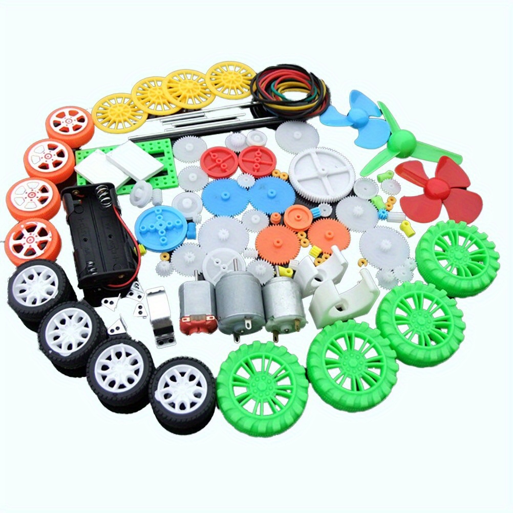112pcs DC Motor Kit Electric M - Science Toys Diy ulasan dan harga